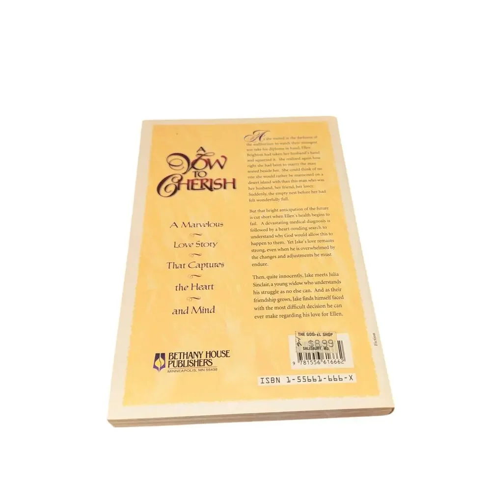 A Vow To Cherish Novel Deborah Raney Paperback Romance